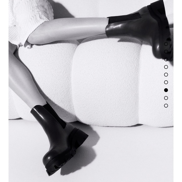 Zara low heeled lug sole ankle boots - Picture 8 of 12